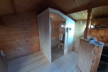 Sauna für Dachschräge
