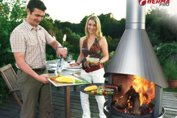 HERMAPRO Gartenkamin